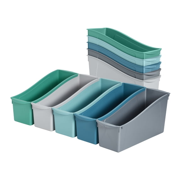 Linking Plastic Storage Book Bin