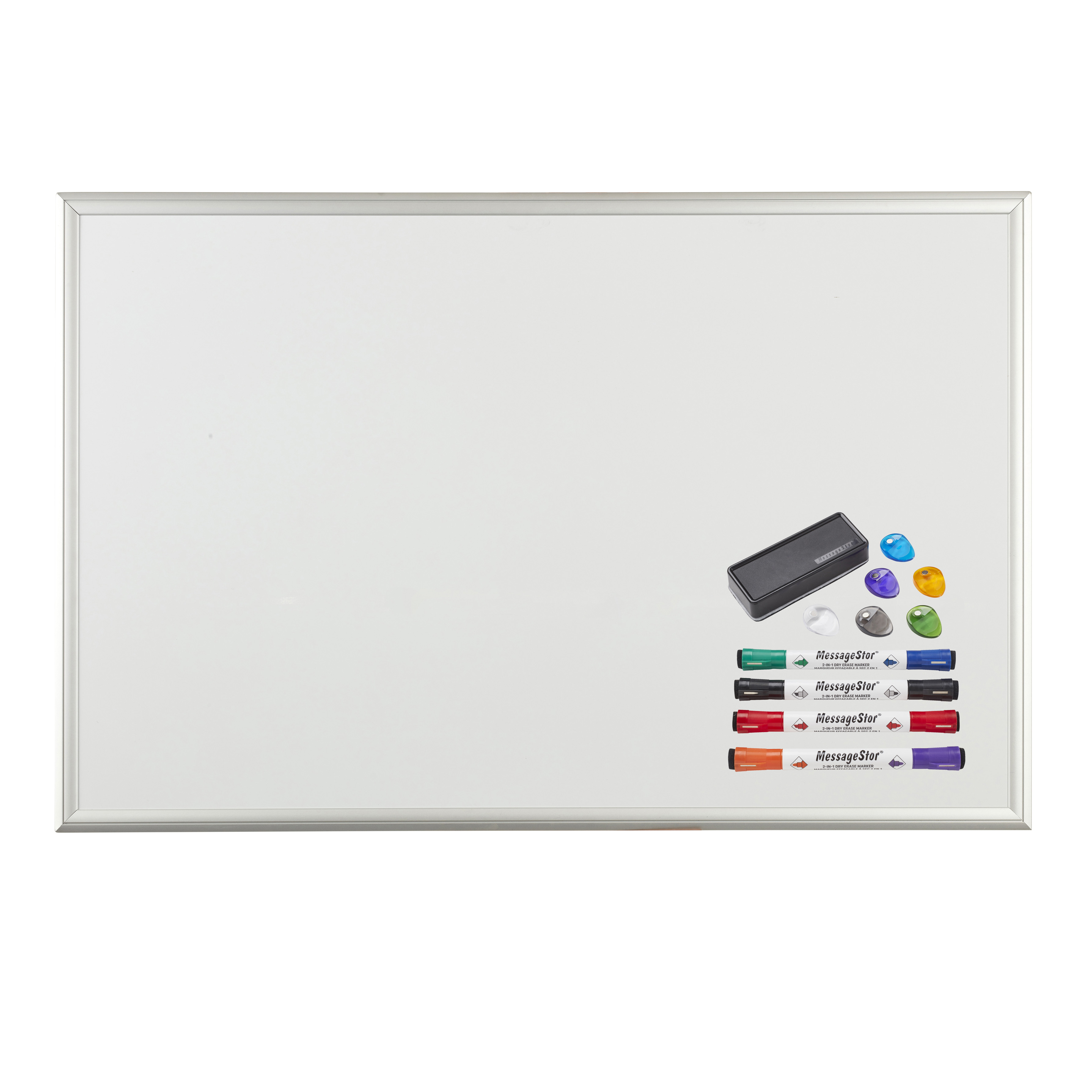 ECR4Kids MessageStor DryErase Task Planning Board with Accessories
