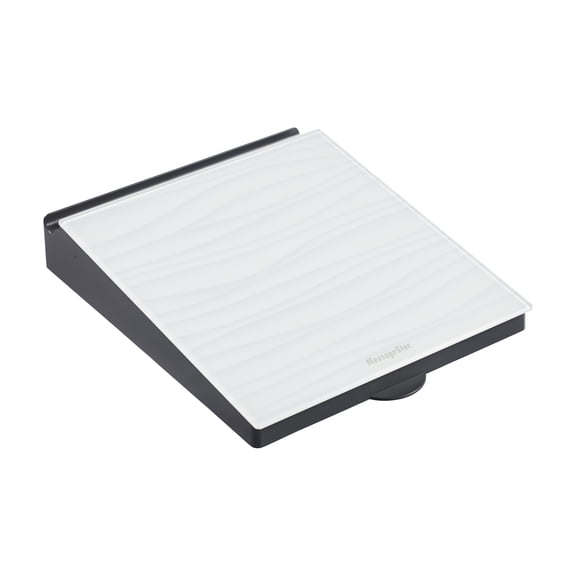 ECR4Kids MessageStor Dry-Erase Glass Board Memo Station, Desk Organization, Waves