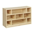 thumbnail image 1 of ECR4Kids Mobile Building Block Storage Cabinet, Medium, Classroom Furniture, Natural, 1 of 9