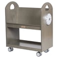 thumbnail image 1 of ECR4Kids Mobile Book Cart with Countdown Timer and Storage, Children's Furniture, Grey Wash, 1 of 9