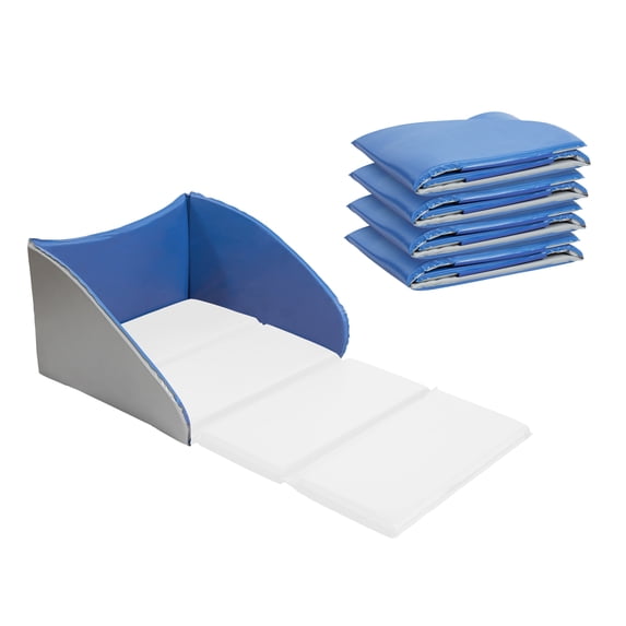 ECR4Kids Naptime Privacy Partition, Blue/Grey, 5-Pack
