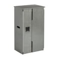 thumbnail image 1 of ECR4Kids Wooden Pretend Play Kitchen Refrigerator for Kids, Montessori Playset, Grey Wash, 1 of 9