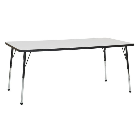 ECR4Kids Rectangular Dry-Erase Activity Table