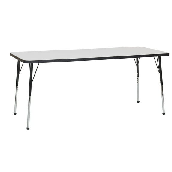 ECR4Kids Rectangular Dry-Erase Activity Table