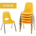 thumbnail image 1 of ECR4Kids School Stack Chair Chrome Legs, Multiple Sizes/Colors/Types, 1 of 7