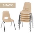 thumbnail image 1 of ECR4Kids School Stack Chair Chrome Legs, Multiple Sizes/Colors/Types, 1 of 7