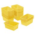 thumbnail image 1 of ECR4Kids Scoop Front Plastic Storage Bins, Multipurpose Organization, Yellow, 20-Piece, 1 of 9