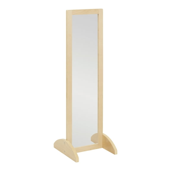 ECR4Kids Single-Sided Bi-Directional Mirror, Natural