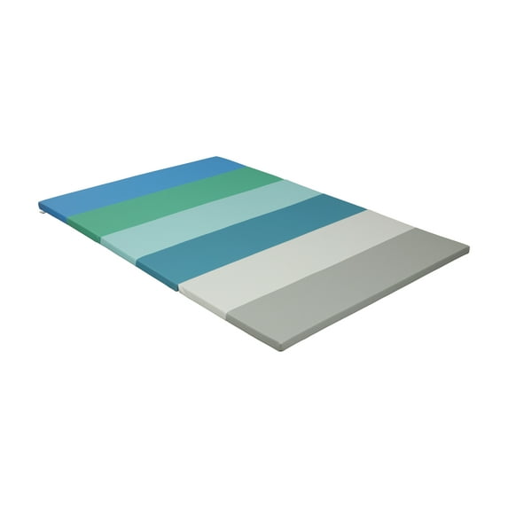 ECR4Kids SoftZone 6-Section Rainbow Runway Activity Mat, Folding Playmat, Contemporary