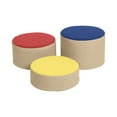 thumbnail image 1 of SoftZone Colorful Stump Stool Set, 1 of 9