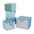 thumbnail image 1 of ECR4Kids SoftZone Cozy Cube with Handle Seating Set, Classroom Essentials, Contemporary, 5-Piece, 1 of 8