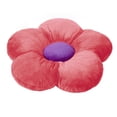 thumbnail image 1 of ECR4Kids SoftZone Flower-Shaped Floor Pillow Seat Cushion, 35in, Playroom Decor, Bright Pink, 1 of 9