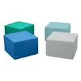 thumbnail image 1 of SoftZone Foam Ottoman Set, Square, 1 of 9