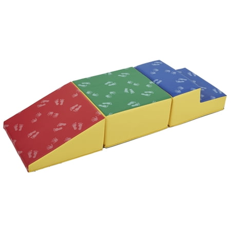 ECR4Kids SoftZone Junior Little Me Climb Crawl and Slide, Assorted, 3-Piece