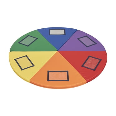 ECR4Kids SoftZone Picture Me Play Mat, Assorted, 1