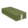 thumbnail image 1 of ECR4Kids SoftZone Rainbow Rest Time Mat with Name Tag, Sleeping Pad, Hunter Green, 5-Piece, 1 of 9