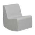 thumbnail image 1 of ECR4Kids SoftZone Contoured Rocking Chair, 12in Seat Height, Flexible Seating, Grey, 1 of 9