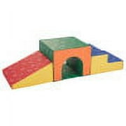 ECR4Kids SoftZone Single Tunnel 360 Degree Climber, Toddler Playset, Assorted, 3-Piece