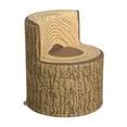 thumbnail image 1 of ECR4Kids SoftZone Tree Log Chair, Chocolate, 1, 1 of 9