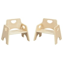 Stackable Wooden Toddler Chair, 6in