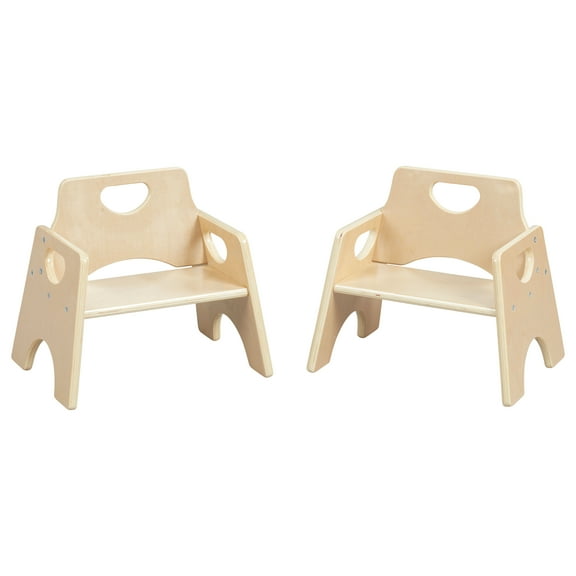 Stackable Wooden Toddler Chair, 6in