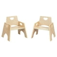 thumbnail image 1 of Stackable Wooden Toddler Chair, 8in, 1 of 10