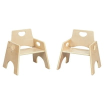 Stackable Wooden Toddler Chair, 8in