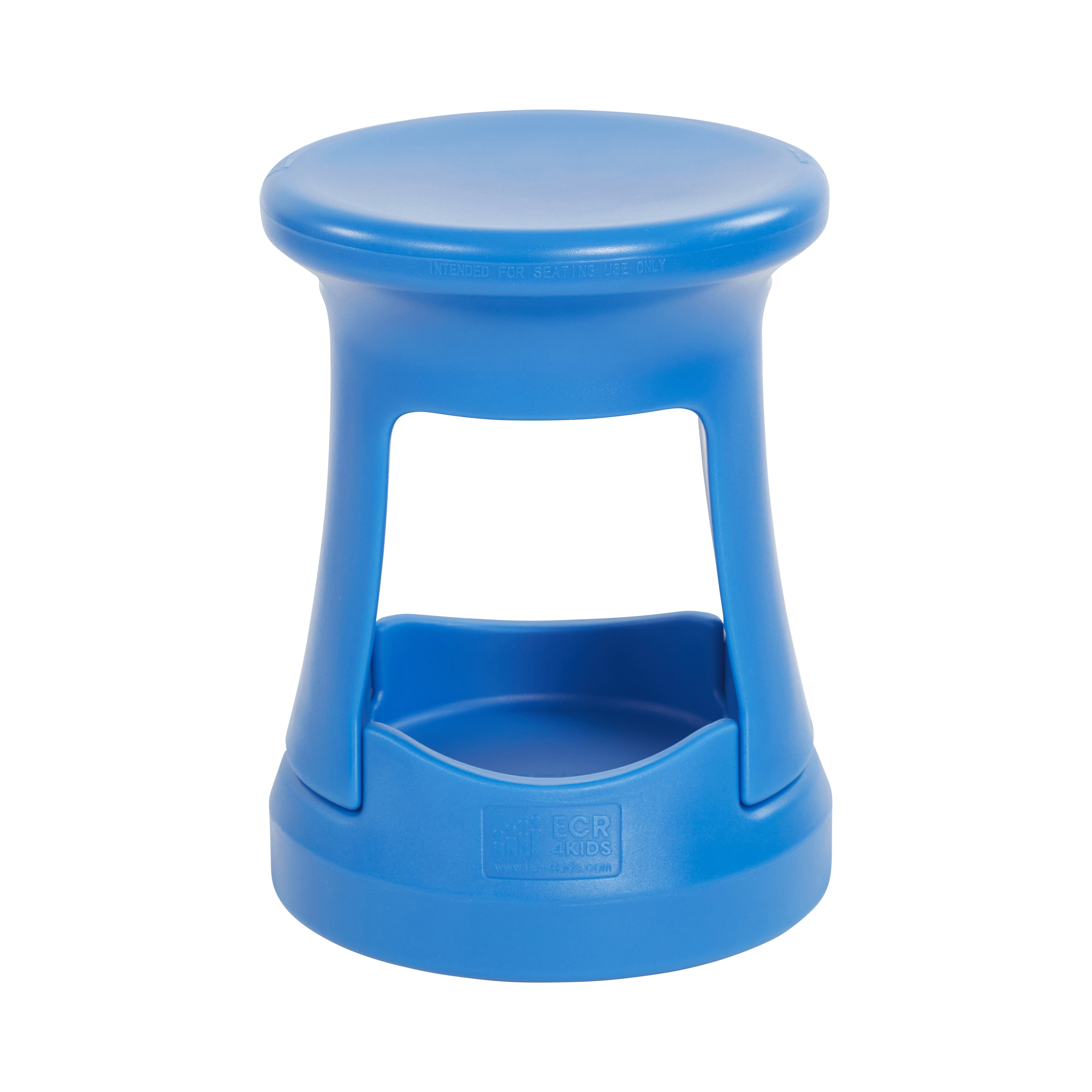 ECR4Kids Storage Wobble Stool, 18in Seat Height, Blue - Walmart.com
