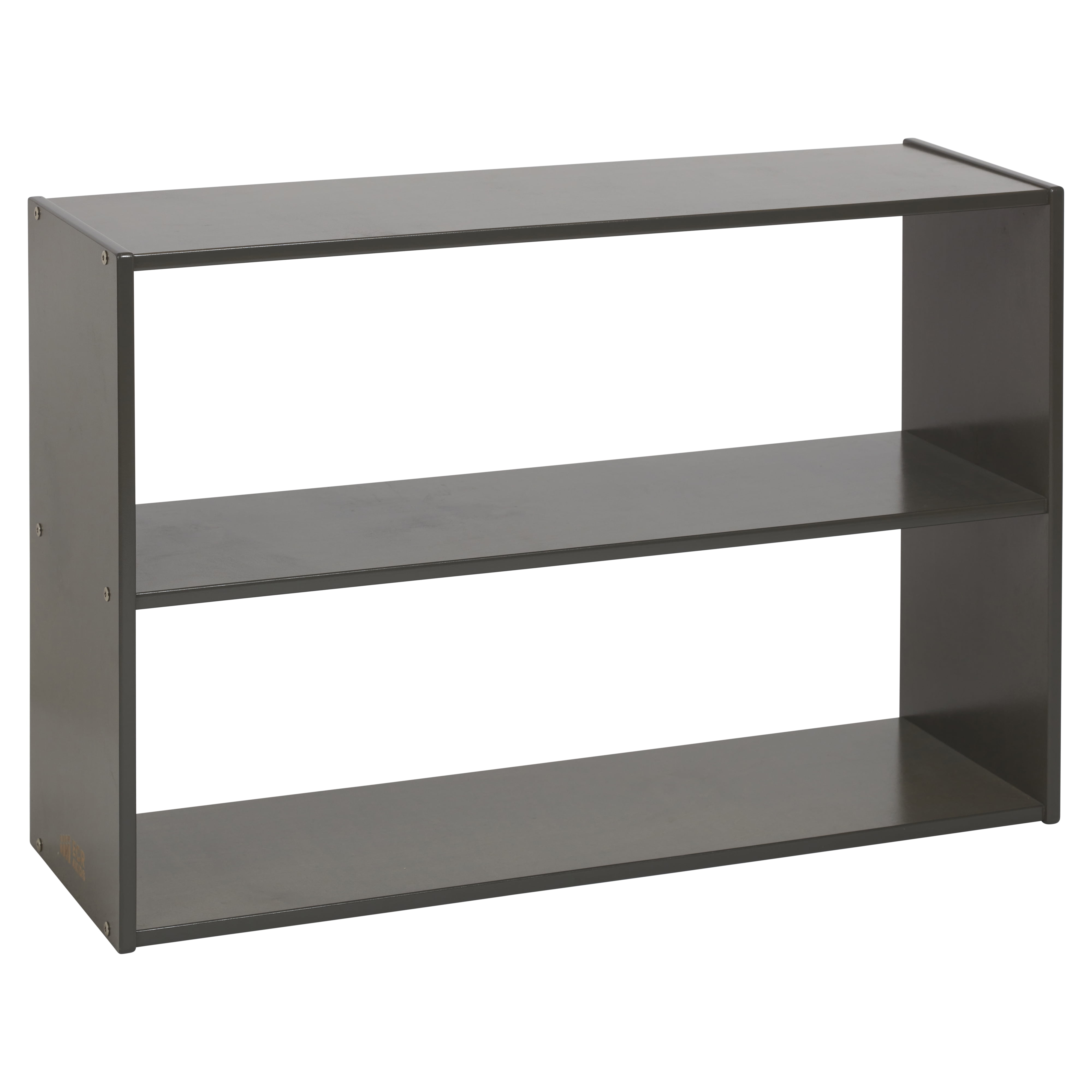 ECR4Kids Streamline 2Shelf Storage 24in High, Grey Wash