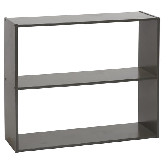 ECR4Kids Streamline 2-Shelf Storage Cabinet, 30in, Grey Wash