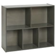 thumbnail image 1 of ECR4Kids Streamline 5-Compartment Single-Sided Storage Cabinet, 30in, Kids Furniture, Grey Wash, 1 of 9