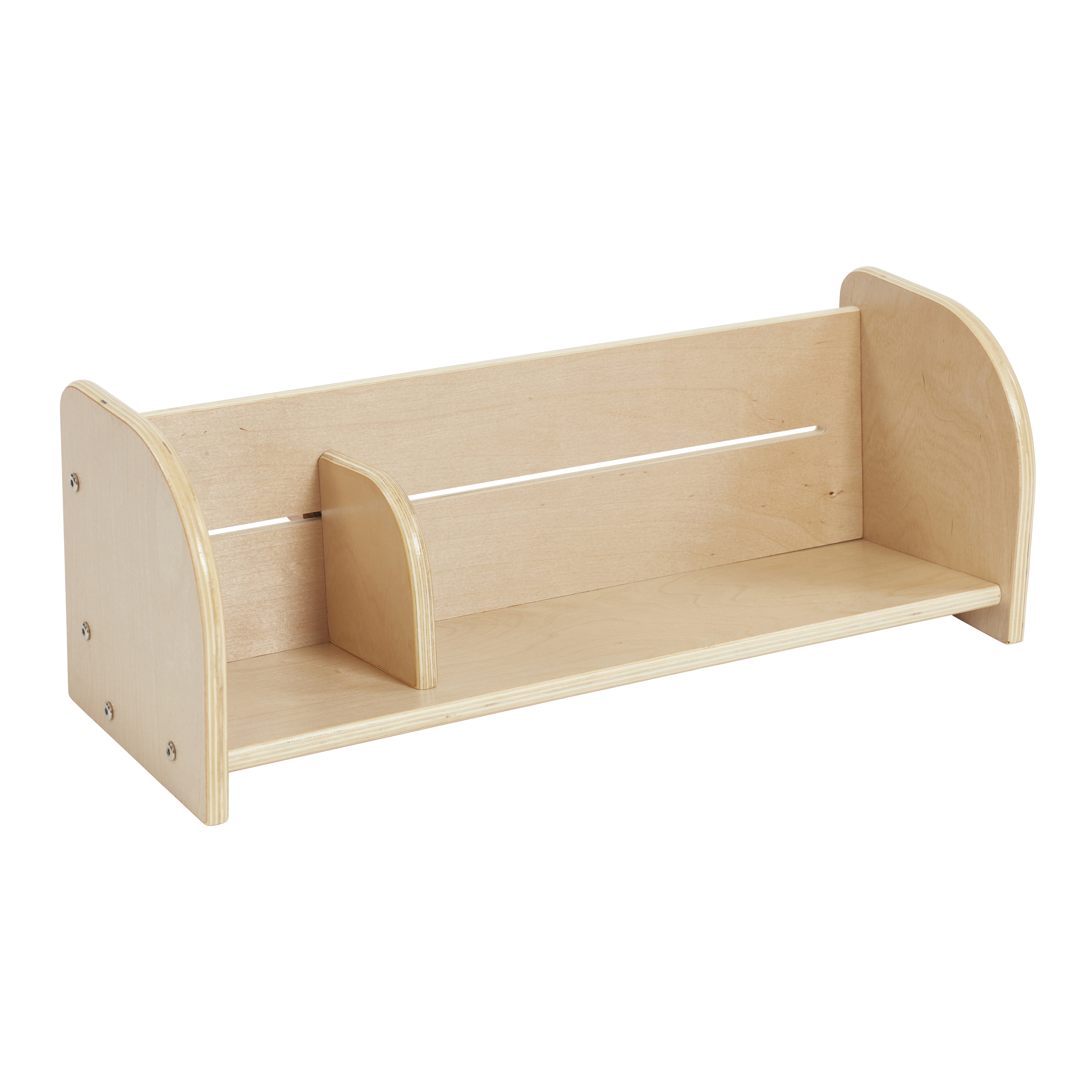 ECR4Kids Adjustable Forward-Facing Tabletop Book Display, Children's Furniture, Natural