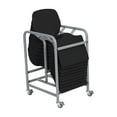 thumbnail image 1 of ECR4Kids The Surf Portable Activity Lap Desk with Mobile Storage Cart, Black, 10-Pack, 1 of 9