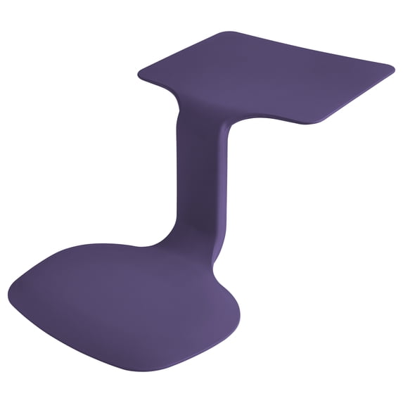 ECR4Kids The Surf Portable Activity Lap Desk, Classroom Essentials, Eggplant, 10-Pack