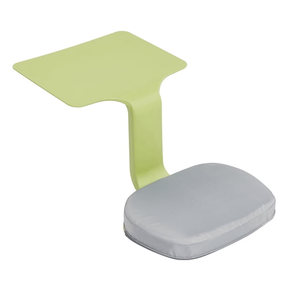ECR4Kids The Surf Portable Activity Lap Desk with Cushion, Flexible Seating, Green