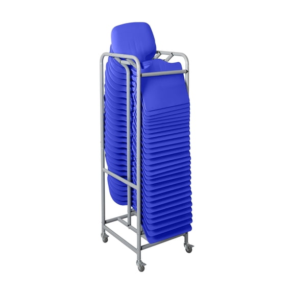 ECR4Kids The Surf Portable Lap Desk with Mobile Storage Cart, Blue, 30-Pack