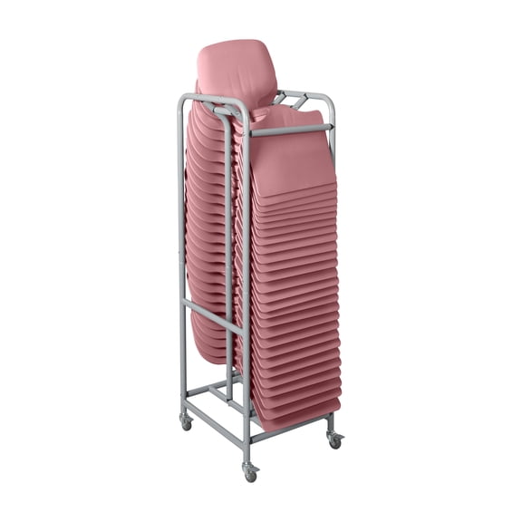 ECR4Kids The Surf Portable Lap Desk with Mobile Storage Cart, Pink, 30-Pack