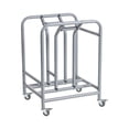 thumbnail image 1 of ECR4Kids The Surf Storage Rack, Stores 10 Portable Lap Desks, Silver, 1, 1 of 10