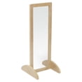 thumbnail image 1 of ECR4Kids Toddler Single-Sided Bi-Directional Mirror, Natural, 1 of 9