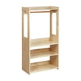 thumbnail image 1 of ECR4Kids TrendiTot Clothing Rack, Natural, 1 of 9