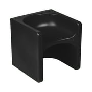 ECR4Kids Tri-Me 3-In-1 Cube Chair, Black