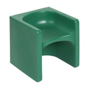 ECR4Kids Tri-Me 3-In-1 Cube Chair, Green