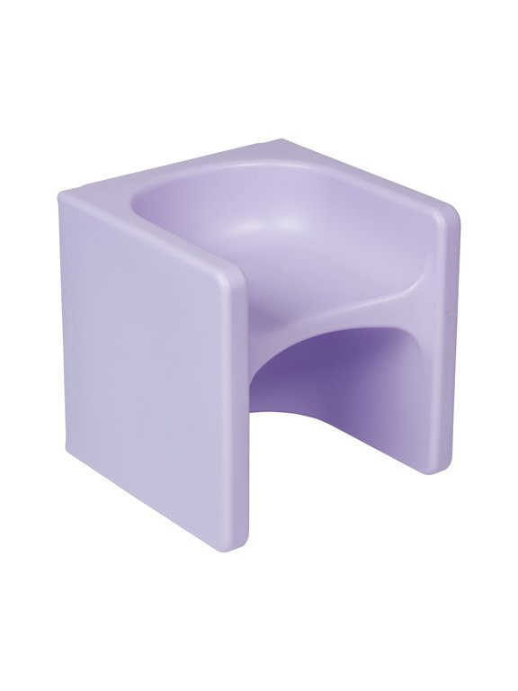 Tri-Me 3-In-1 Multipurpose Outdoor Cube Chair, Children's Furniture, Light Purple