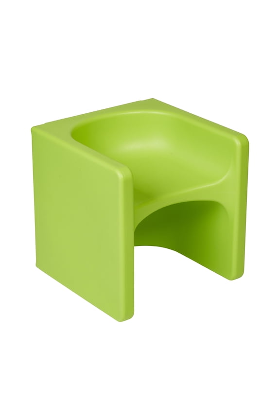 Tri-Me 3-In-1 Multipurpose Outdoor Cube Chair, Children's Furniture, Lime Green