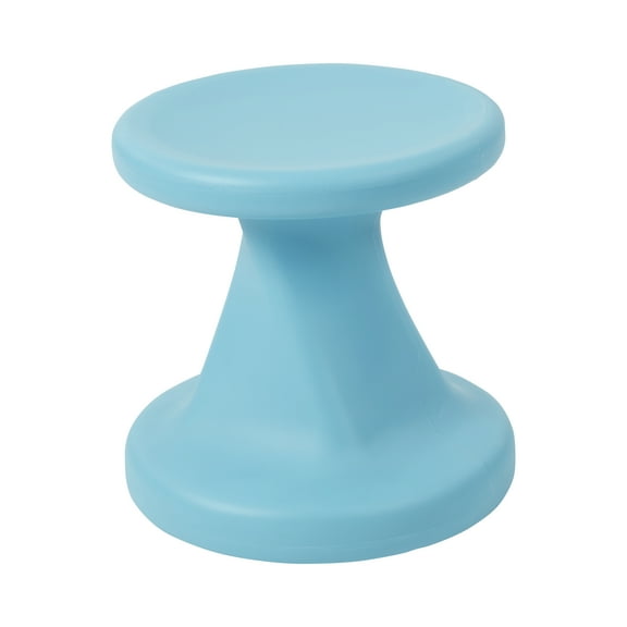 ECR4Kids Twist Active Wobble Stool, 14in Seat Height, Classroom Furniture, Cyan