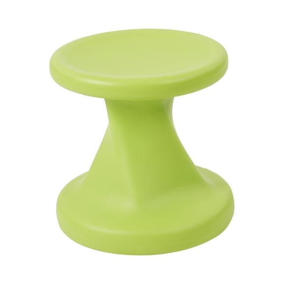 ECR4Kids Twist Active Wobble Stool, 14in Seat Height, Classroom Furniture, Lime Green