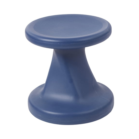 ECR4Kids Twist Active Wobble Stool, 14in Seat Height, Classroom Furniture, Navy