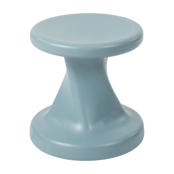 ECR4Kids Twist Active Wobble Stool, 14in Seat Height, Classroom Furniture, Powder Blue