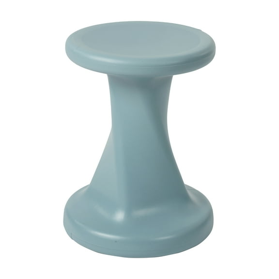 ECR4Kids Twist Active Wobble Stool, 18in Seat Height, Classroom Furniture, Powder Blue
